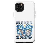 Funny Sleep Quote Life Is Better In Pajamas GNOME Mom & Dad Carcasa para iPhone 11 Pro