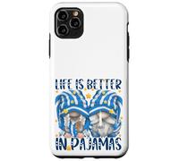 Funny Sleep Quote Life Is Better In Pajamas GNOME Mom & Dad Carcasa para iPhone 11 Pro MAX