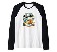 Funny Sleeping Sloth - Sigue Tus sueños de Vuelta a la Cama Camiseta Manga Raglan