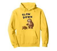Funny Sloth and Turtle Hilarious Slow Down Sloth Meme Sudadera con Capucha