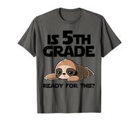 Funny Sloth ¿Está Listo para Esto el 5to Grado? Regreso a la Escuela Camiseta