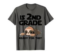Funny Sloth ¿está Listo para Esto el Segundo Grado? Regreso a la Escuela Camiseta