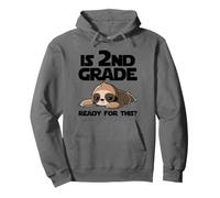 Funny Sloth ¿está Listo para Esto el Segundo Grado? Regreso a la Escuela Sudadera con Capucha