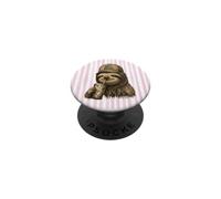 Funny Sloth Hot Mess Café Bebiendo Mamás Día de la Madre PopSockets PopGrip Adhesivo