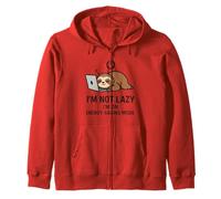 Funny Sloth I'm Not Lazy I'm on Energy-Saving Mode Sudadera con Capucha