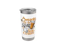 Funny Smack My Ass Comprar café helado amante de la mamá Vaso térmico de acero inoxidable de doble pared