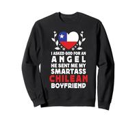 Funny Smartass Chilean Boyfriend Chile Flag Sudadera