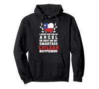 Funny Smartass Chilean Boyfriend Chile Flag Sudadera con Capucha