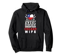 Funny Smartass Chilean Wife Chile Flag Spouses Sudadera con Capucha