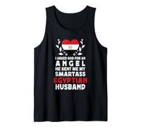 Funny Smartass Egyptian Husband Egypt Flag Spouses Camiseta sin Mangas