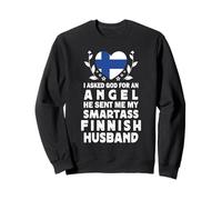 Funny Smartass Finnish Husband Finland Flag Spouses Sudadera