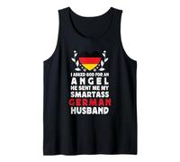 Funny Smartass German Husband Germany Flag Spouses Camiseta sin Mangas