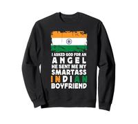 Funny Smartass Indian Boyfriend India Flag Sudadera