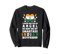Funny Smartass Indian Boyfriend India Flag Sudadera