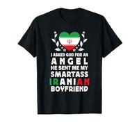 Funny Smartass Iranian Boyfriend Iran Flag Camiseta