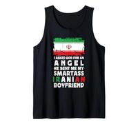 Funny Smartass Iranian Boyfriend Iran Flag Camiseta sin Mangas