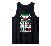 Funny Smartass Iranian Husband Iran Flag Spouses Camiseta sin Mangas