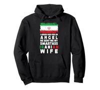 Funny Smartass Iranian Wife Iran Flag Spouses Sudadera con Capucha