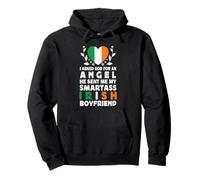 Funny Smartass Irish Boyfriend Ireland Flag Sudadera con Capucha