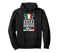 Funny Smartass Italian Boyfriend Italy Flag Sudadera con Capucha