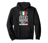 Funny Smartass Italian Husband Italy Flag Spouses Sudadera con Capucha