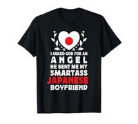 Funny Smartass Japanese Boyfriend Japan Flag Camiseta