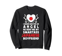 Funny Smartass Japanese Boyfriend Japan Flag Sudadera
