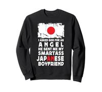 Funny Smartass Japanese Boyfriend Japan Flag Sudadera