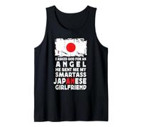 Funny Smartass Japanese Girlfriend Japan Flag Camiseta sin Mangas