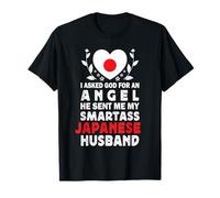 Funny Smartass Japanese Husband Japan Flag Spouses Camiseta