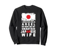 Funny Smartass Japanese Wife Japan Flag Spouses Sudadera