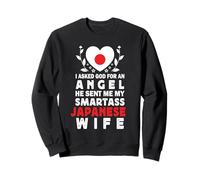 Funny Smartass Japanese Wife Japan Flag Spouses Sudadera