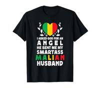 Funny Smartass Malian Husband Mali Flag Spouses Camiseta