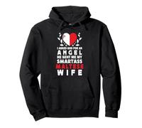 Funny Smartass Maltese Wife Malta Flag Spouses Sudadera con Capucha