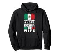 Funny Smartass Mexican Wife Mexico Flag Spouses Sudadera con Capucha