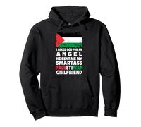 Funny Smartass Palestinian Girlfriend Palestine Flag Sudadera con Capucha