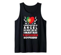 Funny Smartass Portuguese Boyfriend Portugal Flag Camiseta sin Mangas