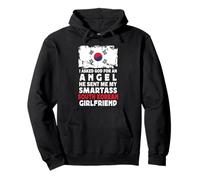 Funny Smartass South Korean Girlfriend South Korea Flag Sudadera con Capucha