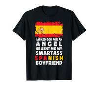 Funny Smartass Spanish Boyfriend Spain Flag Camiseta