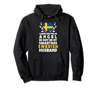 Funny Smartass Swedish Husband Sweden Flag Spouses Sudadera con Capucha