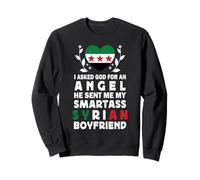 Funny Smartass Syrian Boyfriend Syria Flag Sudadera