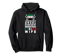 Funny Smartass Syrian Wife Syria Flag Spouses Sudadera con Capucha