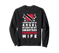 Funny Smartass Trinidadian Wife Trinidad Flag Spouses Sudadera