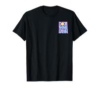 Funny Smile Stripes Cool Moms Club Pocket, Día de la Madre Camiseta