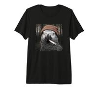 Funny Smoking African Parrot Meme Cigarette Grunge Beanie Camiseta Premium