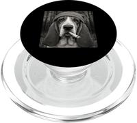 Funny Smoking Basset Hound Dog Meme Cigarette Grunge Beanie PopSockets PopGrip para MagSafe