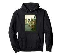 Funny Smoking Cat Meme Cigarette Cat Hilarious Cats Gang Sudadera con Capucha