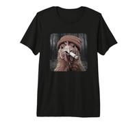 Funny Smoking Chicken Meme Cigarette Grunge Beanie Farmer Camiseta Premium
