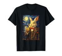 Funny Smoking Rabbit Meme Cigarette Bunny Rabbit In Suit Camiseta