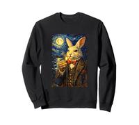 Funny Smoking Rabbit Meme Cigarette Bunny Rabbit In Suit Sudadera